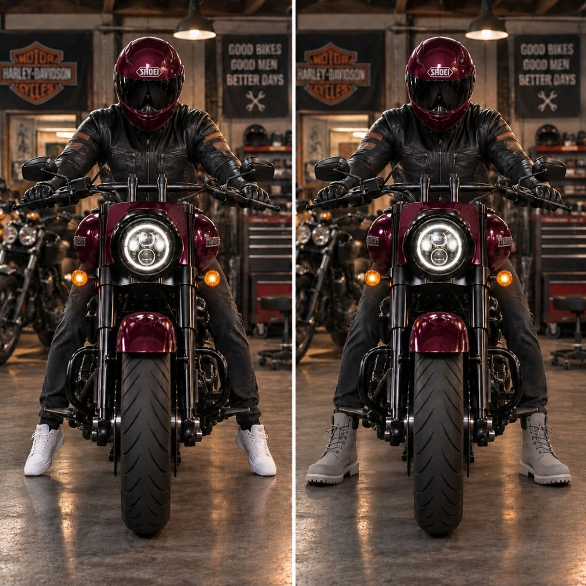 Shovelhead — Gray, 3"
