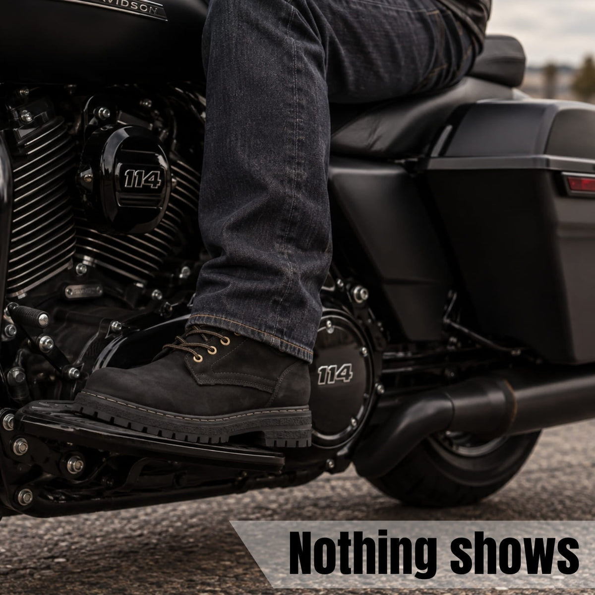 Shovelhead — Black, 3"