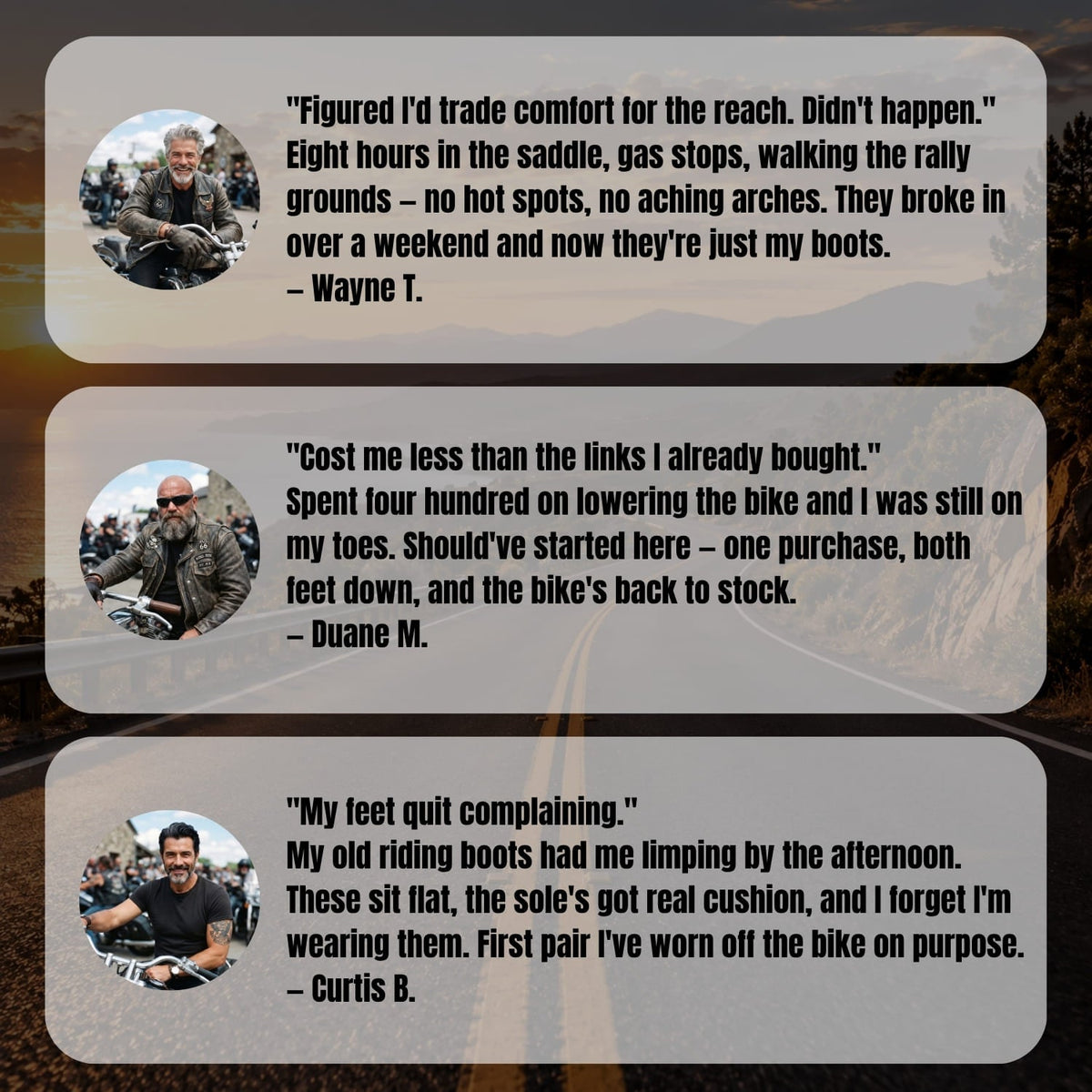 Shovelhead — Black, 3"